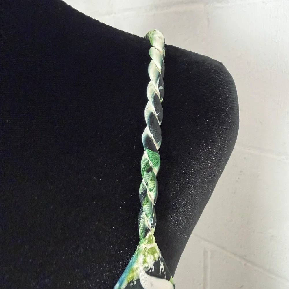 S-Twelve Babydoll Dress Y2K 90s Rhinestone Tattoo Fairy Grunge Whimsigoth Edgy L - Picture 10 of 14